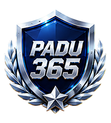 Blue shield PADU365 silver emblem